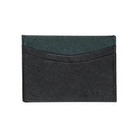 Paul Smith Accessories Paul Smith Saffiano Leather Small Credit Card Wallet Black