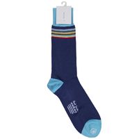 Paul Smith Accessories Stripe Ankle Socks Navy