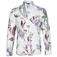 Paul Smith Jeans Digital Botanical Print Shirt White