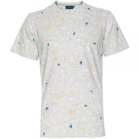 Paul Smith Jeans Fine Stripe Spock T-Shirt Grey Marl
