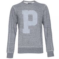Paul Smith Jeans P Logo Sweatshirt Grey Marl