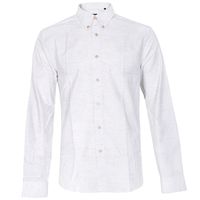 Paul Smith PS Slim Fit Slub Cotton Shirt White