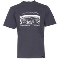 Peaceful Hooligan Stadium Crew Neck T-Shirt Navy
