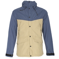 Penfield Clarkdale Two Tone Hooded Parka Tan/Petrol