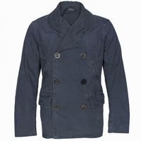 Polo Ralph Lauren Academy Shawl Collar Pea Coat Navy