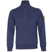 Stone Island Funnel Neck Fleece Sweatshirt Ink