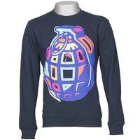 Trainerspotter Warhol Grenade Sweatshirt Navy