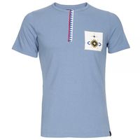 Vivienne Westwood Aztec Embroidered Orb T-Shirt Indigo