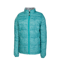 686 Airflight Down Sweater Womens Sample Jacket in Turquoise M 2014