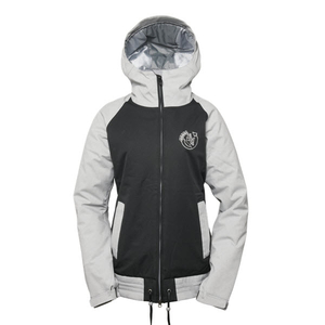 686 Authentic Lynx Womens Snowboard Jacket Black Pincord medium Sample 2015