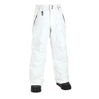 686 Girls Mannual Brook snowboard Pants in White,  Medium