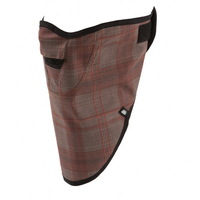 686 Mens Strap Face Mask Snowboard Ski Beanie Light Rust Plaid 2014