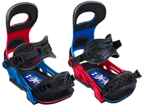 Bent Metal Snowboard Bindings Transfer 2020 Blue/Red Large