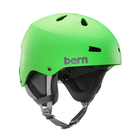 Bern Helmet Team Macon EPS Thin Shell 2018 Matte Neon Green Large