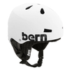 Bern Macon EPS Snowboard Ski Skate Helmet 2013 in Matte White / Black Knit