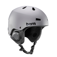 Bern Snowboard Helmet Macon EPS Thin Shell 2018 Matte Grey Small