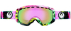 Dragon Rogue Goggles 2015 Ex Display Light Show-pink Ion, Yellow Lens
