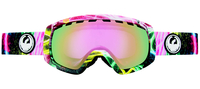 Dragon Rogue Goggles 2015 Ex Display Light Show-pink Ion, Yellow Lens