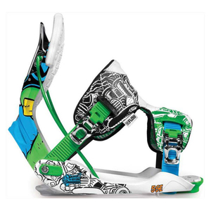 Flow Five SE Snowboard Binding 2012 in Blue Green Size Medium