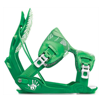 Flow The Five Snowboard Binding in Green size Medium
