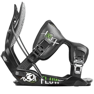 Flow Trilogy Snowboard Bindings 2012 in Black size Medium