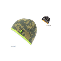 Ignite kids camo beanie fitted skull cap aw 2012 black