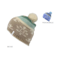 Ignite womens sasha knit bobble hat girls beanie aw 2012 beige