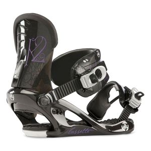 K2 Cassette Womens Snowboard Bindings 2013 in Black