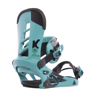 K2 Indy Snowboard Bindings 2015 in Teal XL