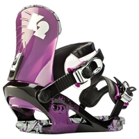 K2 Teah Yeah Snowboard Binding BLack Purple 2013 in Medium