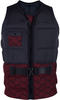 Mystic Wakeboarding Impact Vest Supreme Front Zip Dark Red L
