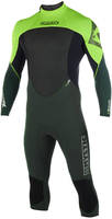 Mystic Wetsuits Brand Longarm Shortleg 3/2mm Back-zip Flatlock Teal M