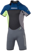 Mystic Wetsuits Star Junior Shorty 3/2mm Back-zip Flatlock Navy S