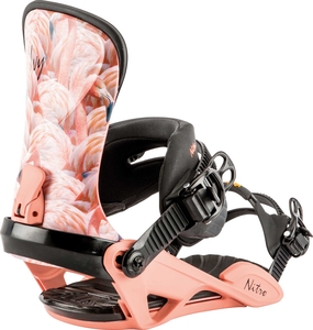 Nitro Ivy Womens Snowboard Bindings 2019 Flamingo S/M