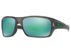 Oakely Turbine Sunglasses Grey Smoke Jade Iridium Polarized