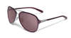 Oakley Womens Kickback Sunglasses in Satin Black Ice Crytal OO Grey Polarized Lens