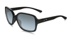 Oakley Womens Proxy Sunglasses Polished Black with Grey Gradient Polarized Lens