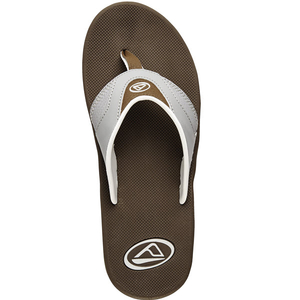 Reef Mens Fanning Flip Flop 2014 in Brown Grey