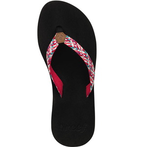 Reef Womens Mallory Flip Flop Hot Pink Multi