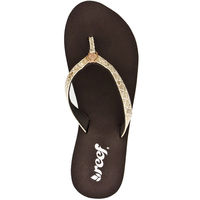 Reef Womens Sassy Heart Breaker Flip Flop 2013 in Brown Tan
