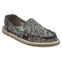 Sanuk Donna Womens Sidewalk Surfer in Salt & Pepper