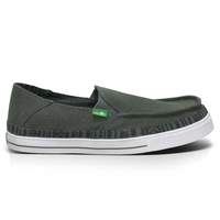 Sanuk Mens Baseline Stacked Slip On shoes 2013 in Gunmetal