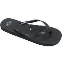 Sanuk Smile Zori Womens Sandals in Black