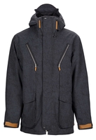 Sessions Mens Snowboard Jacket Supply Black Medium