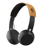 Skullcandy Bluetooth Headphones Grind Wireless On-Ear Black/Black/Tan