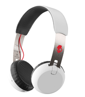Skullcandy Bluetooth Headphones Grind Wireless On-Ear White/Black/Red
