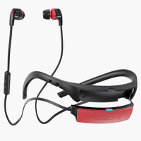 Skullcandy Bluetooth Headphones Smokin Bud 2 Wireless Black/Red/Red