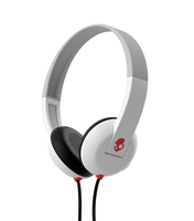 Skullcandy Headphones Uproar On-Ear w/Tap Tech WHITE/GRAY/RED