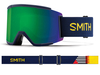 Smith Squad XL Goggles 2019 Ink Neu Bau ChromaPop Sun Green Mirror + Bonus Lens
