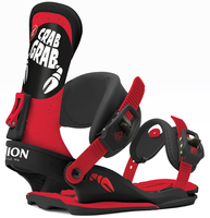 Union Crab Grab Mens Snowboard Bindings 2015 in Red Black
